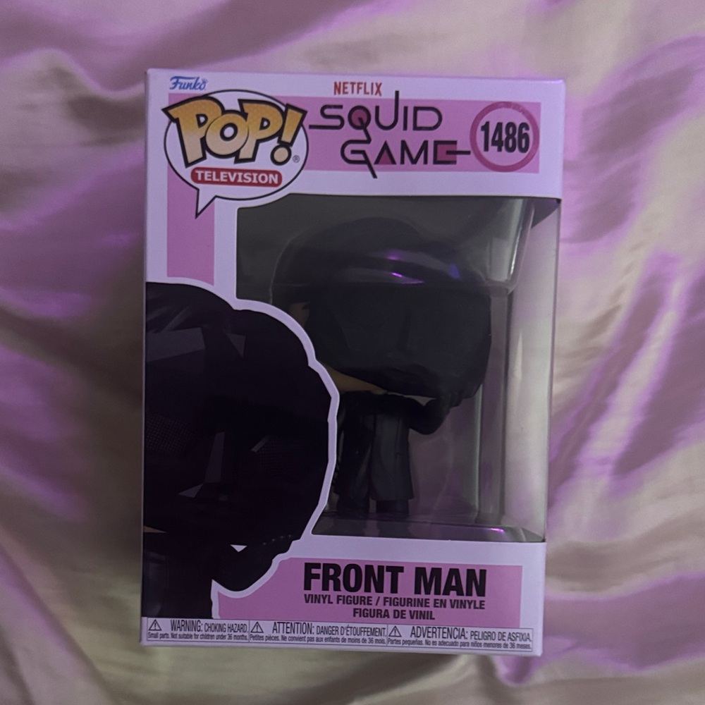 Funko Pop Squid Game Front Man Black Vinyl Figure